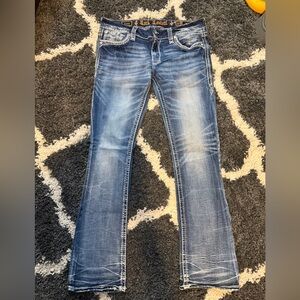 Rock Revival Jessy Boot Cut Jeans with Faded Wash